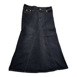 Tabeez Denim Maxi Skirt Large